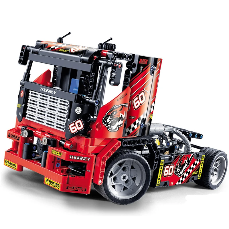 608 шт. Technic Racing Truck Car 2 в 1 Наборы кубиков строительных блоков для модели