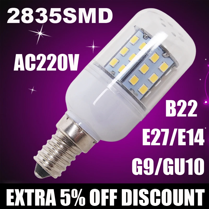 LED lamp 220V E27 E14 B22 GU10 led bulb 12W 15W 20W 25W led corn bulb lamp Warm white led Candle lighting Led light bulb