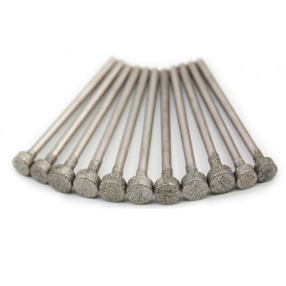 

2.35mm shank Fine grade E-Type Flat end Diamond abrasive bits jade grinding burr teeth dental machine abrasives 3/4/5/6/8mm