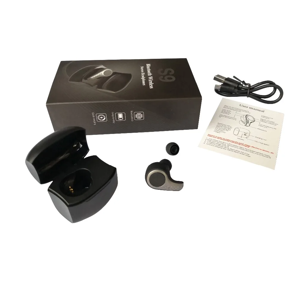 TWS Mini Bluetooth Earphone Wireless Headphones With Microphone HiFi Handsfree Sport Headset Earpiece | Электроника
