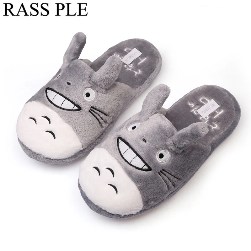 RASS/домашние теплые тапочки с милым мультяшным персонажем Тоторо Pantufa Feminina