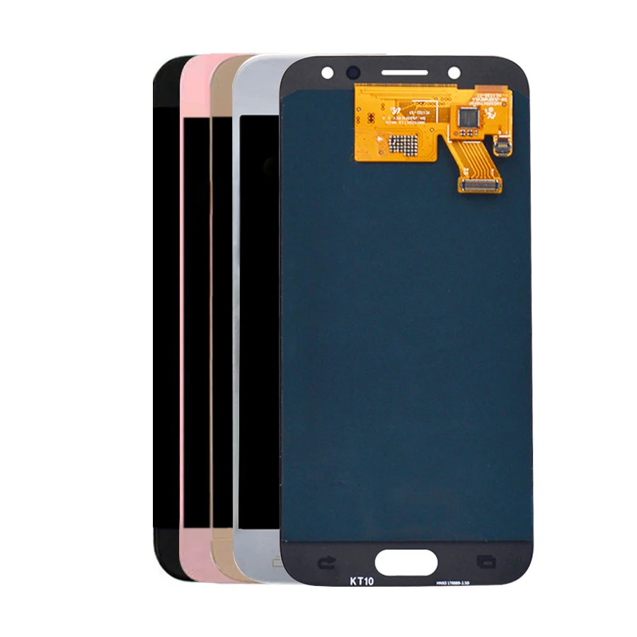 J530F ЖК AMOLED для SAMSUNG GALAXY J5 2017 pro SM J530 дисплей кодирующий преобразователь сенсорного