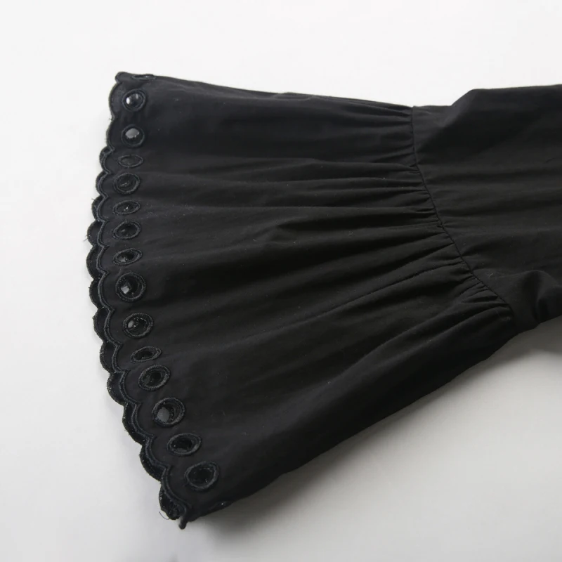 Женская блузка больших размеров 7xl 6xl 5xl 2019 Весенняя Офисная с расклешенными