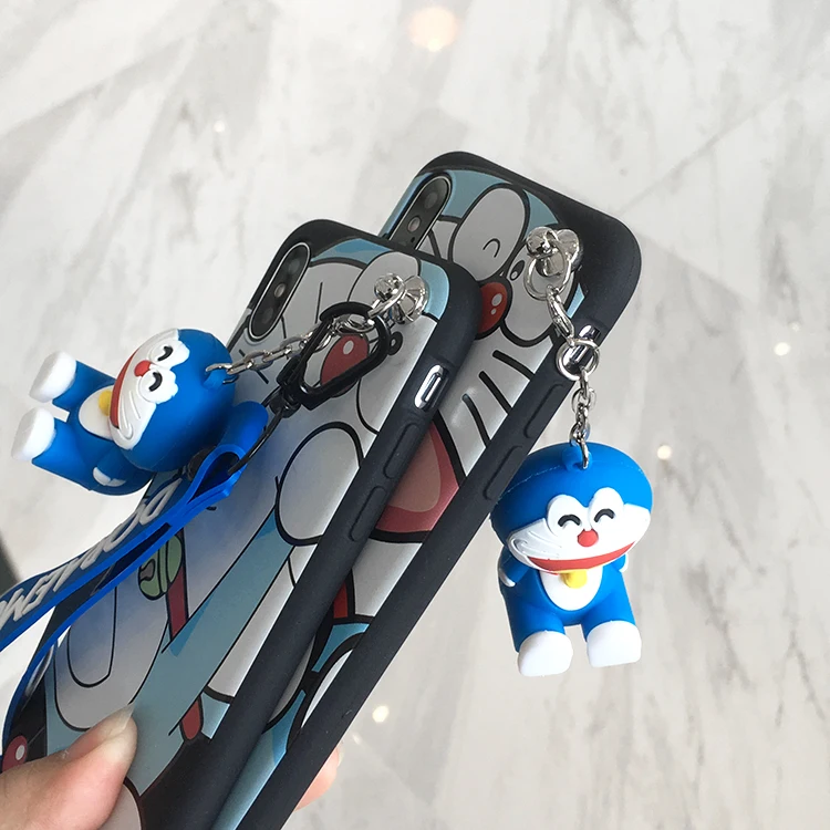 Чехол для samsung galaxy s9 s8 plus Doraemon мягкий чехол телефона с милым рисунком sam s7 s7edge s9plus 3D