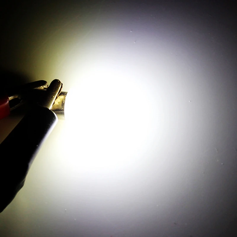 10 шт. теплопрочный T11 363 233 BA9S COB 30 мА круглая 3D Светодиодная T4W 1 SMD светильник льная