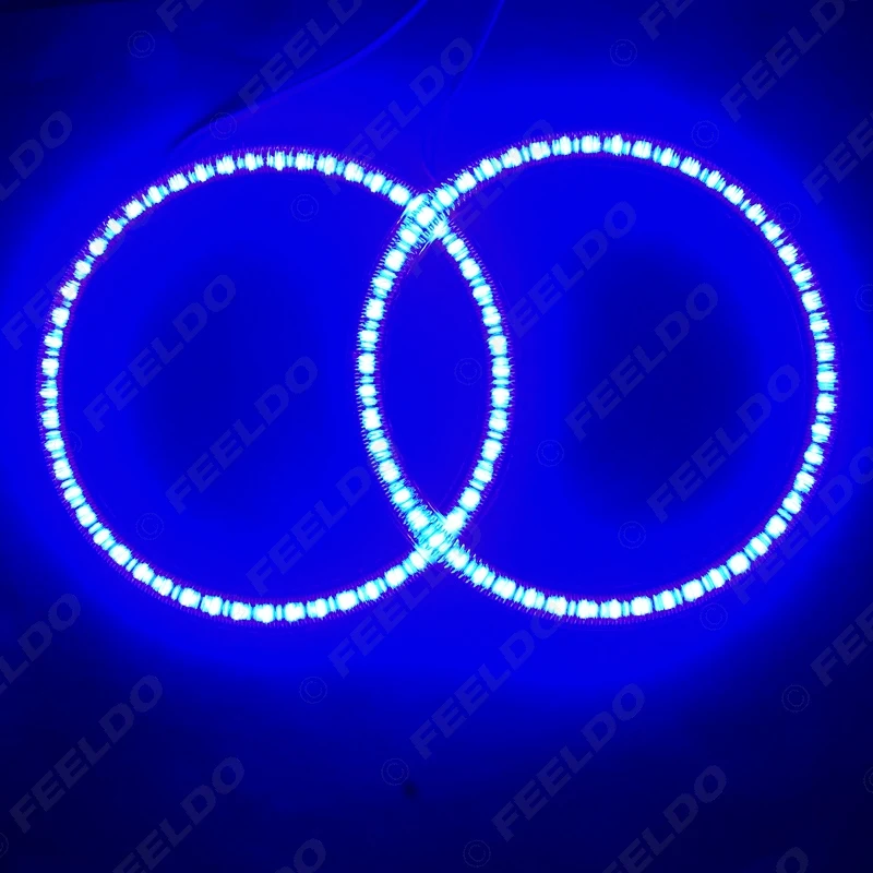 FEELDO 4X120mm Car LED Halo Rings Angel Eyes DRL Head Lamp For BMW E30/E32/E34 #HQ4746 | Автомобили и мотоциклы