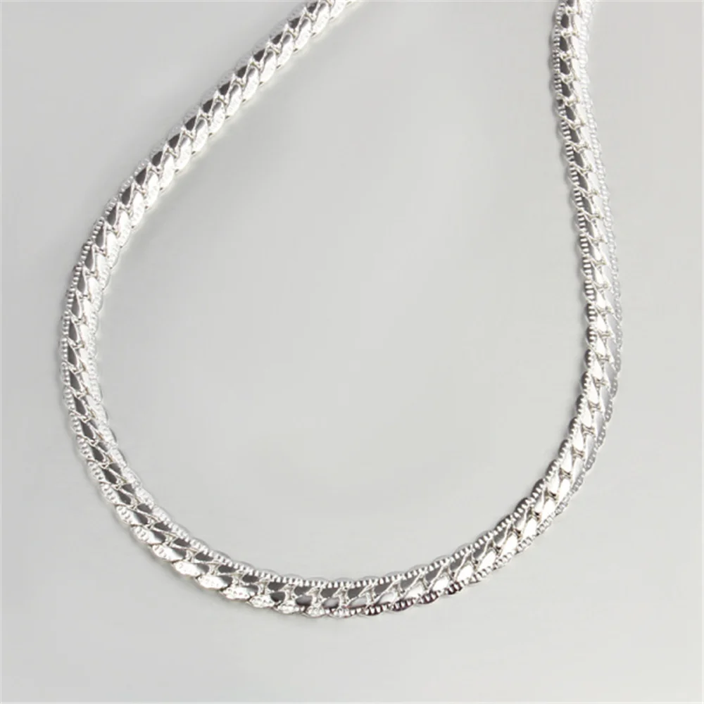 Хит продаж 5 мм змеиное ожерелье для женщин и мужчин серебряные модные подвески
