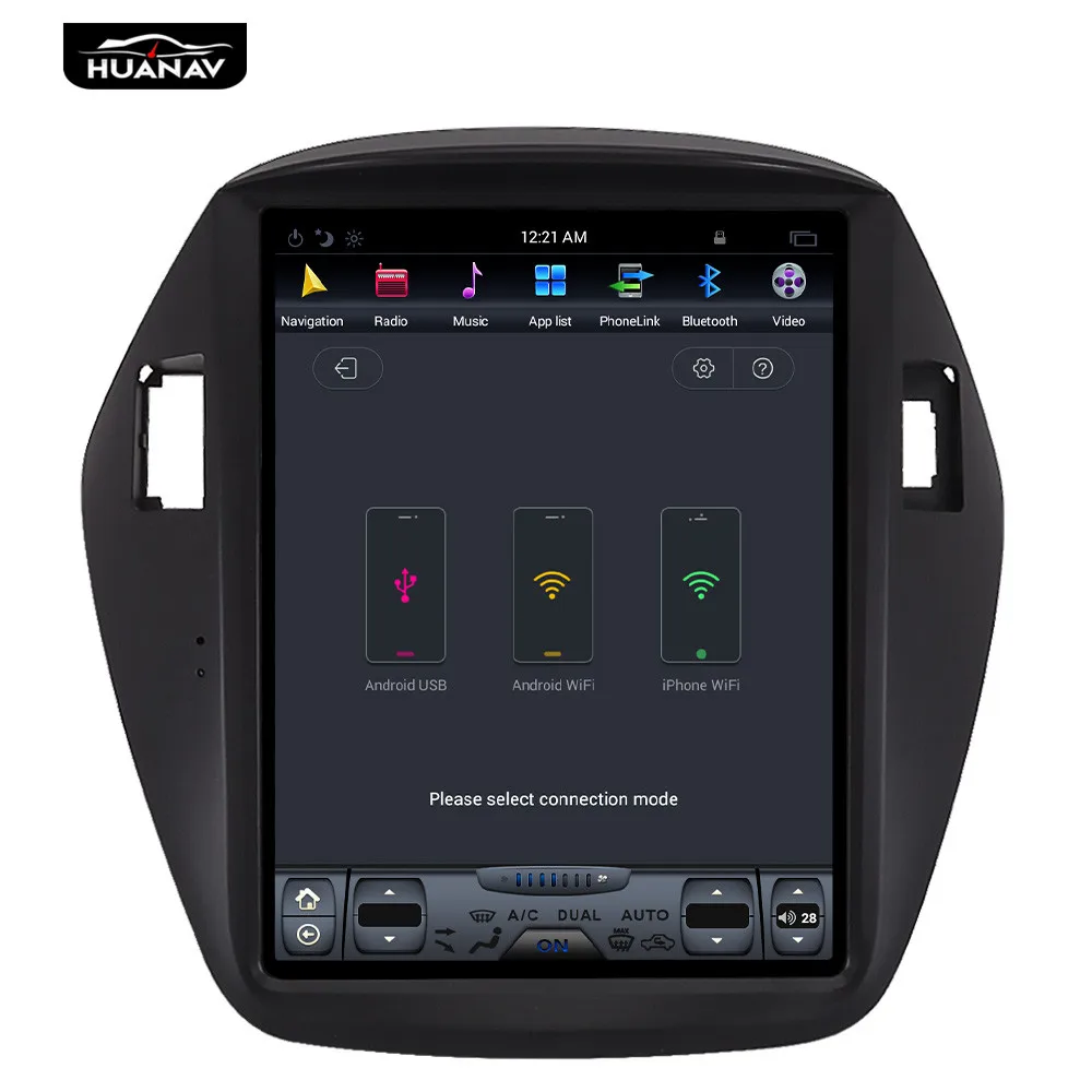 Автомобильный DVD-плеер Tesla styel GPS-навигация для Hyundai IX35 Tucson 2009-2016 автомагнитола