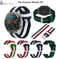 nylon loop strap for xiaomi amazfit sport strap watch band for huawei watch gt honor magic huami amazfit pace stratos 2 bracelet