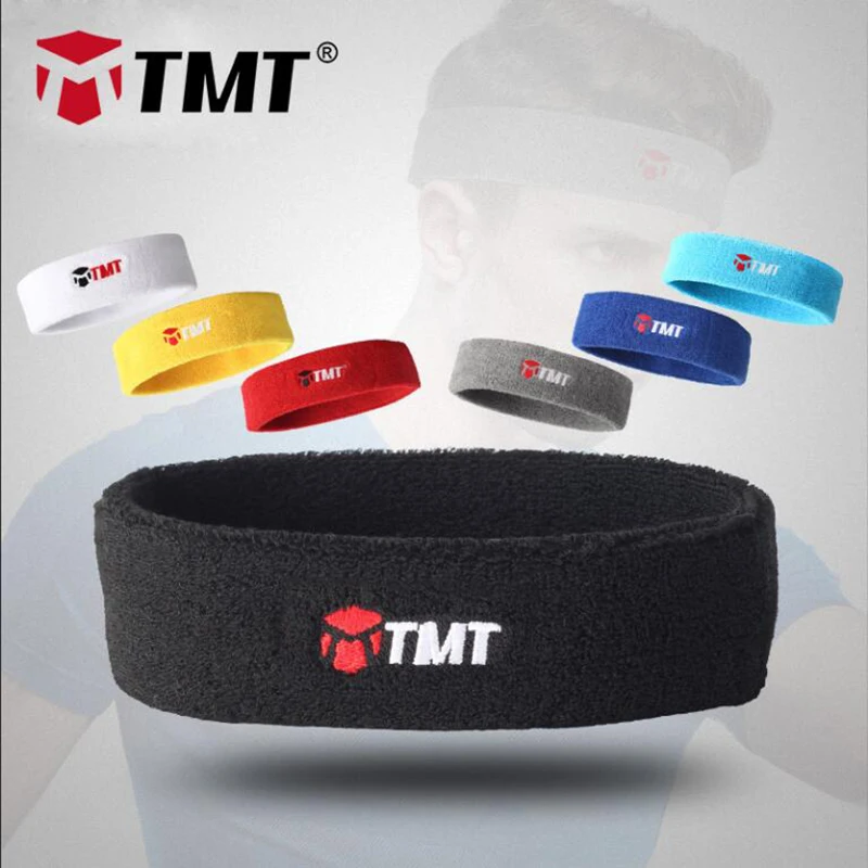 TMT высокопоглощающая спортивная повязка на голову эластичная хлопковая для йоги