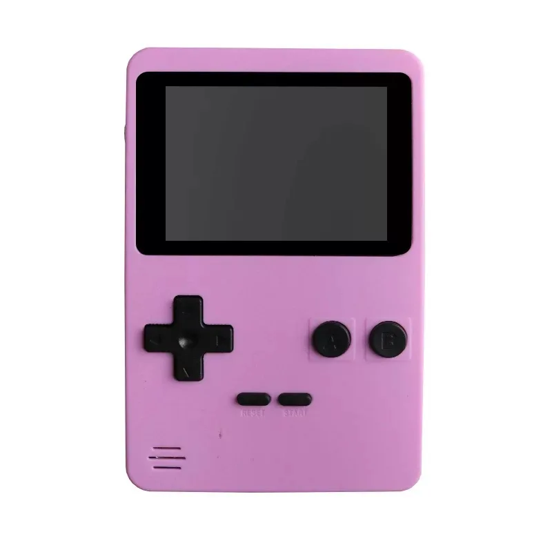 Pink Данные лягушка 2,8 дюймов 8 бит портативный игровой плеер семья ТВ ретро мини игровая консоль построить в 200 классические игры Детские игрушки подарок - Цвет: Pink