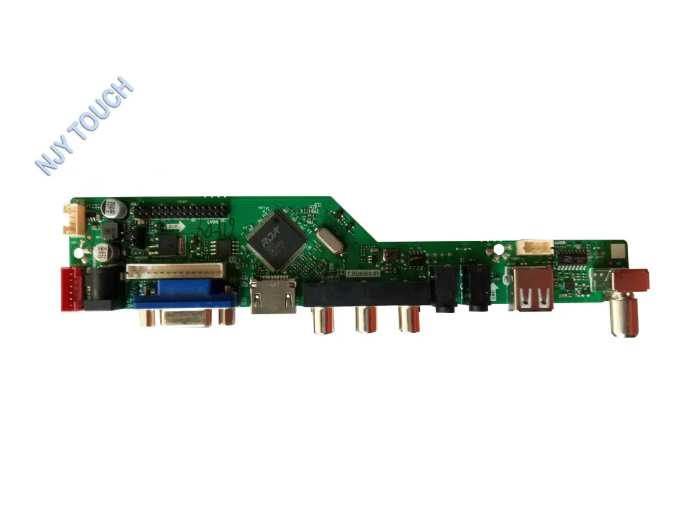 Мощный HDMI USB AV VGA ATV LVDS набор для платы ЖК контроллер B173RW01 V0 1600x900 Panel|Запасные части|