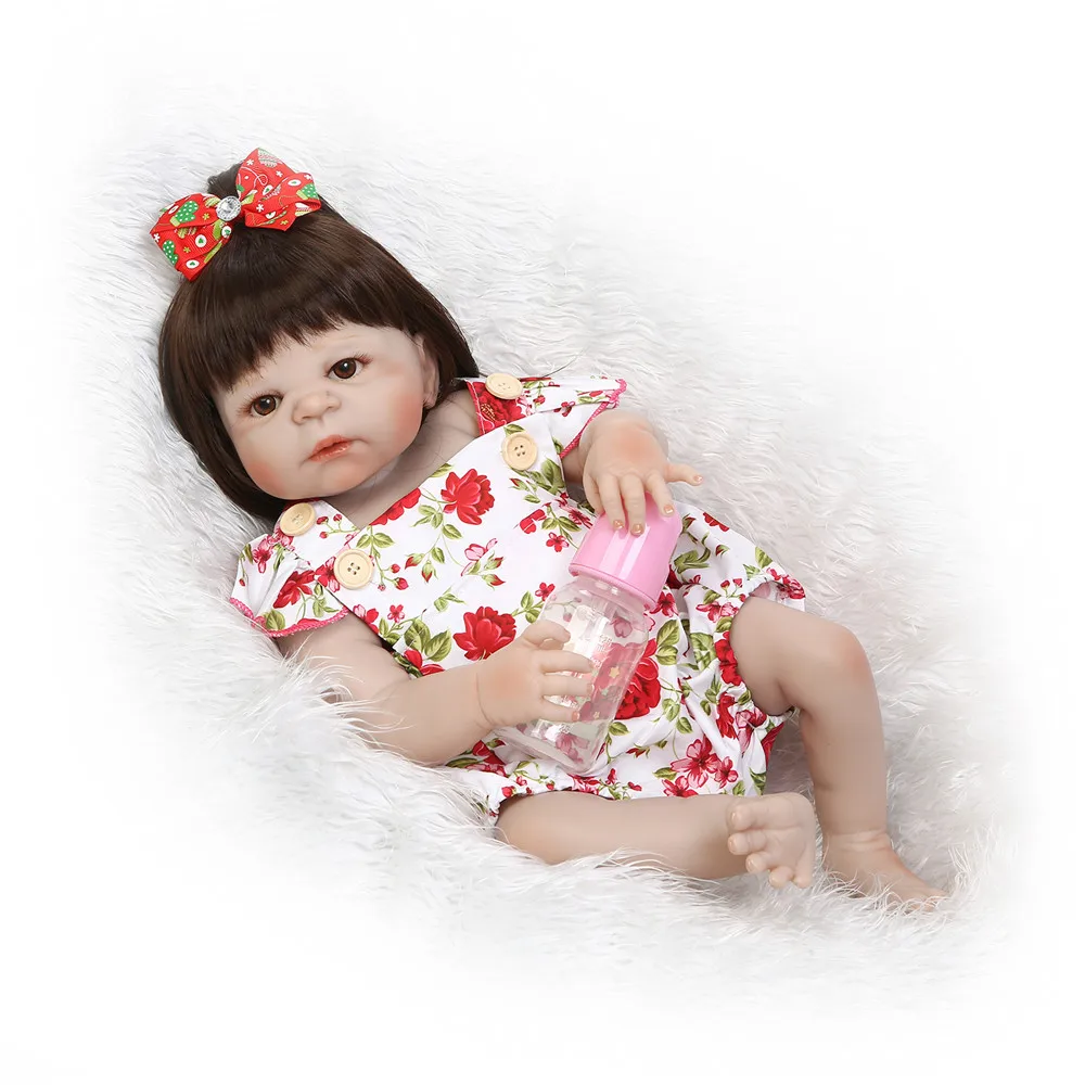 Реалистичная силиконовая кукла младенец 55 см|boneca reborn|reborn baby doll toyborn dolls |