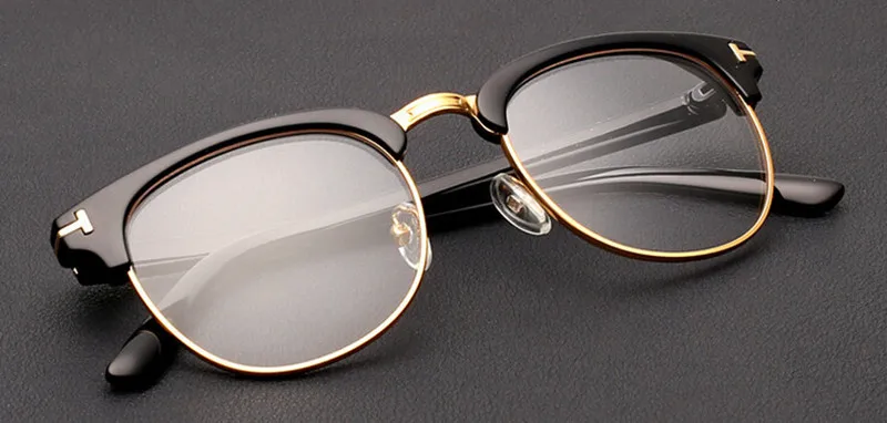 Винтажные очки против близорукости в оправе простые прозрачные мужские и