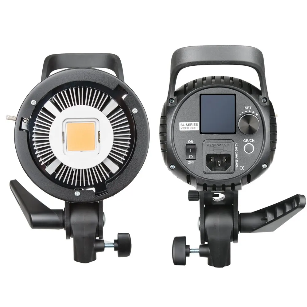 Фотостудия Godox SL-60W CRI 95+ светодиодный свет SL60W белый 5600K 60W Bowens крепление+ пульт дистанционного управления+ отражатель