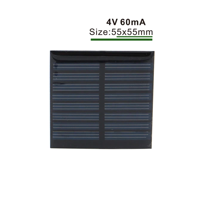 4V 60mA Мини 1 в 1,5 в 2 в 3 в 3,5 в 4 в солнечная панель солнечной энергии система DIY зарядное устройство Модуль Портативный Panneau Solaire Energy - Цвет: 4V 60mA