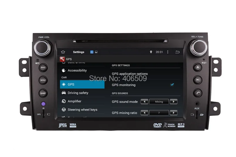 Автомобильный DVD плеер на Android 8 0 с GPS навигацией для Suzuki SX4 2006 2012 Радио BT SD USB WIFI