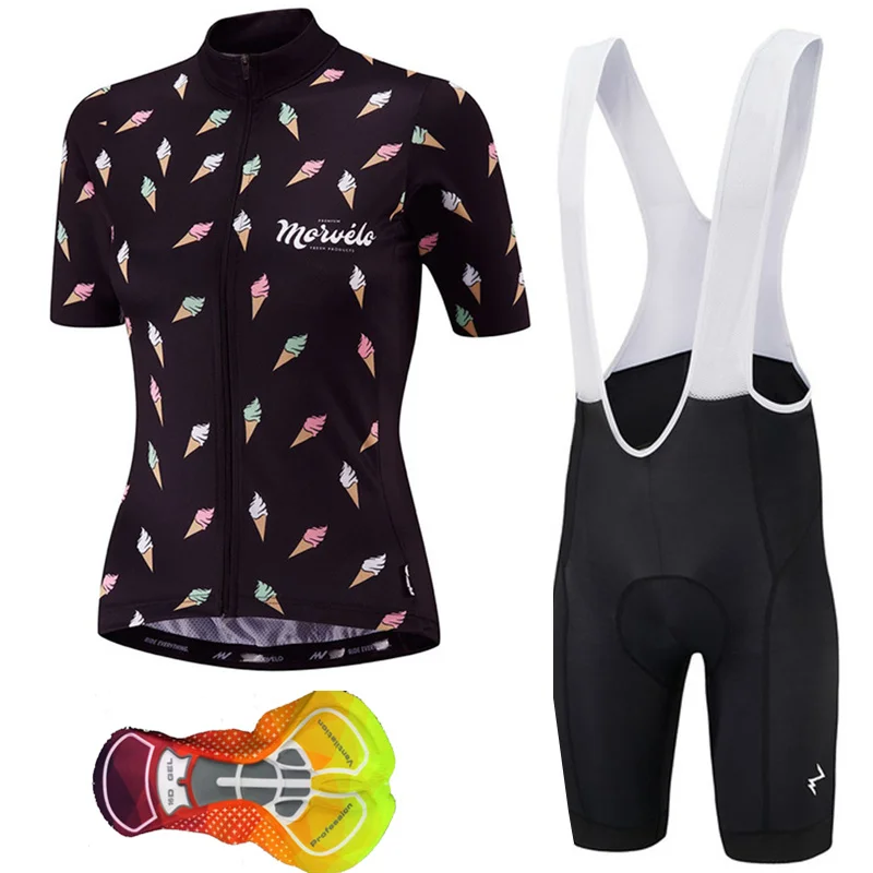 2019 Morvelo Pro Team Велоспорт Джерси Женский трикотаж короткий рукав горный велосипед