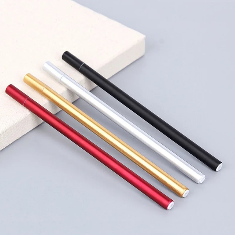 1 шт. Минималистичная креативная металлическая треугольная нейтральная ручка