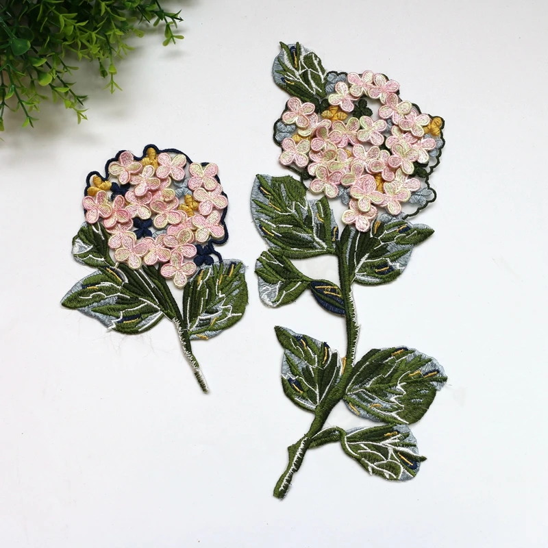 

Цветок 2 шт. нашивки со стразами и бисером аппликация вышивка ткань пришить патч Модная одежда сумки декоративные патчи