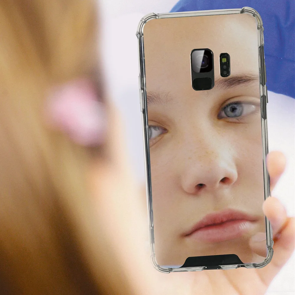 CASEIER Mirro защитная пленка задняя крышка чехол для Samsung S8 S9 S10 E Plus Note 8 9 зеркальный Galaxy