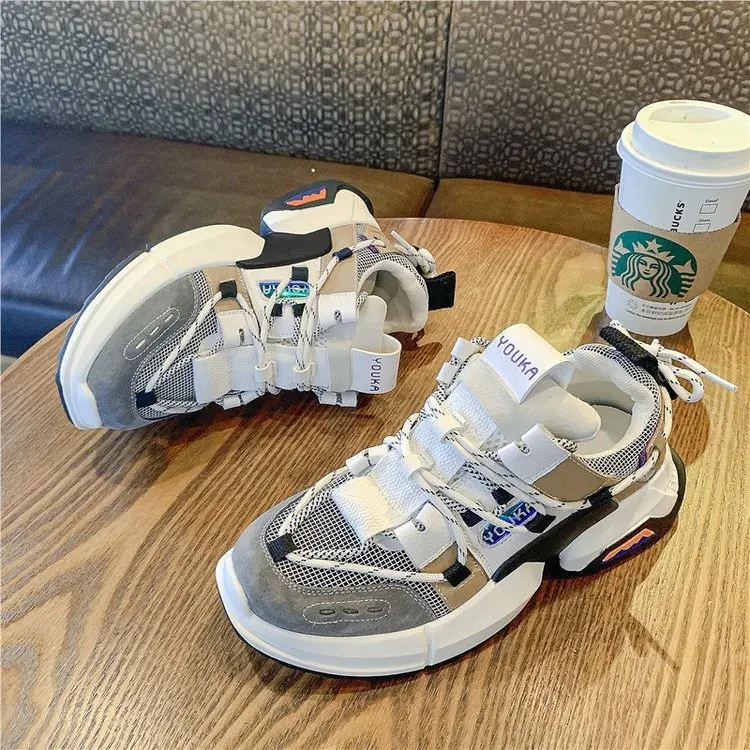 New Chunky Fashion Sneakers Platform Women Thick Sole Ladies Female Chunky Shoes Women Casual Vulcanize Platform Sneakers