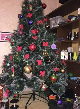 Рождественские шары украшение для банта подвесное венок на дерево гирлянда