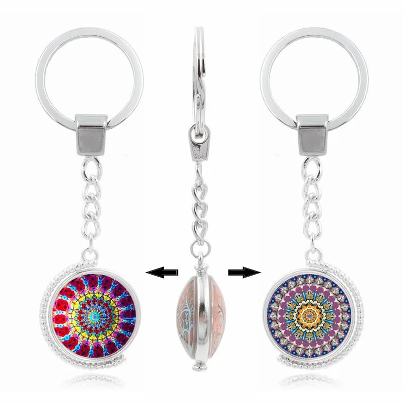 Новый брендовый брелок ювелирные изделия с посеребренным стеклом кабошон