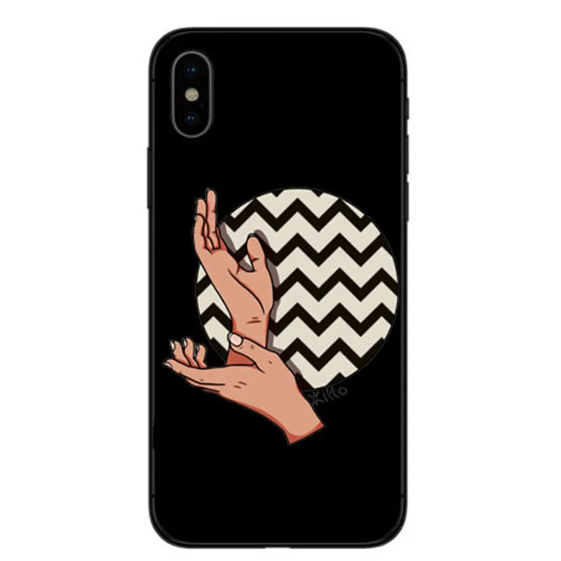 Силиконовый чехол для телефона для Iphone 6X8 7 5 Plus 10 XR XS Max Funda Coque Твин Пикс пожарная ходьба со мной Дейл Купер - Цвет: TPU