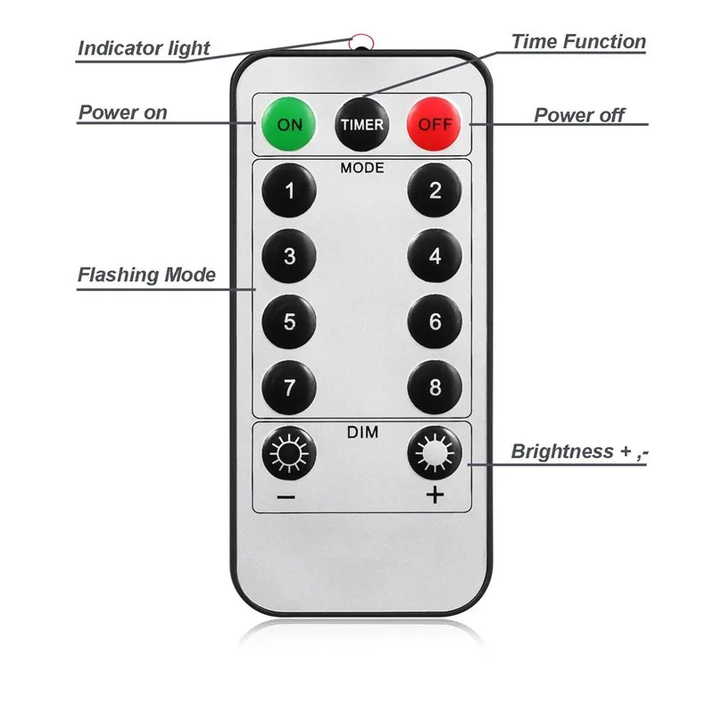 Батарея питание Гирлянды светодиодные 5 м 50 светодиодов светодиодное освещение с