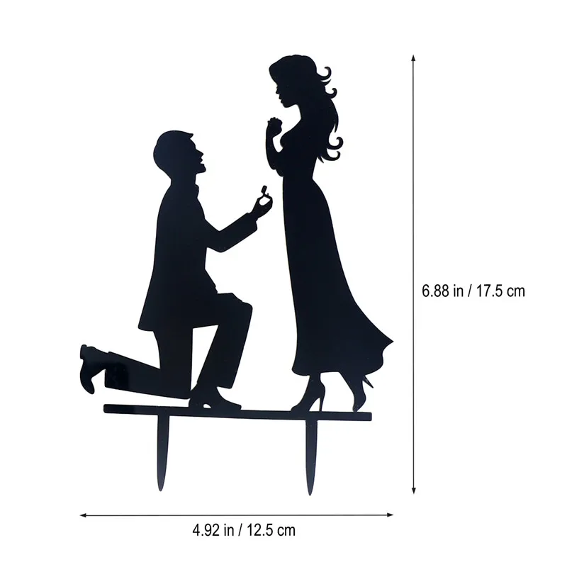 Топпер для торта невесты и жениха акриловый свадебного украшение торта|bride and