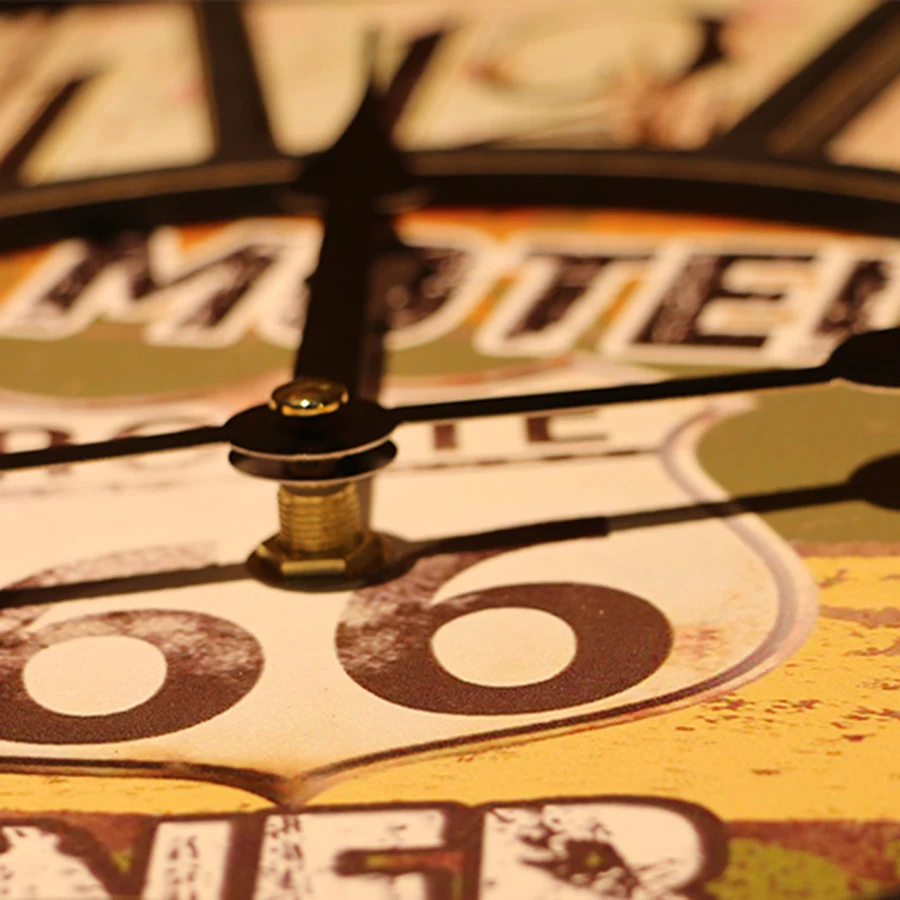 Креативные винтажные промышленные настенные часы украшение для бара гостиной