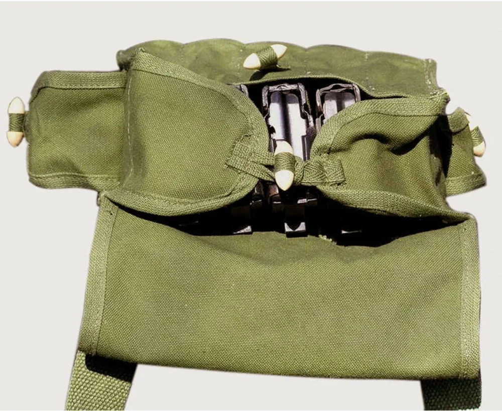 Оригинальные избыточные китайские вьетнамские военные ранцы 56 АК 47 типа сумка