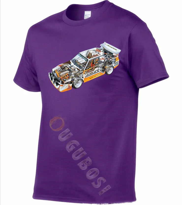 HB S1 QUATTRO RALLY TEAM Walter Rohrl Fan футболка Xmas Geschenk|Мужские футболки| |