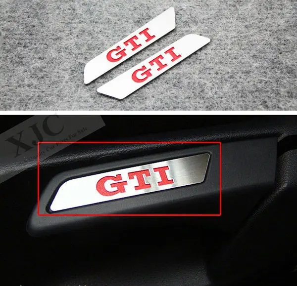2X GTI логотип лифт сиденья гранные отделка сидений вставки подходят для VW GOLF MK5 MK6