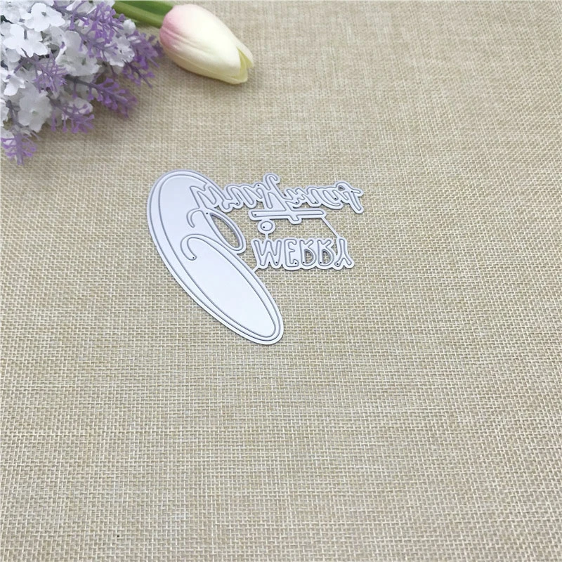 Julyarts Word Die Merry Metal Cutting Dies Stencil for DIY Scrapbooking Embossing Album Decor Paper Card Craft New 2019 | Дом и сад