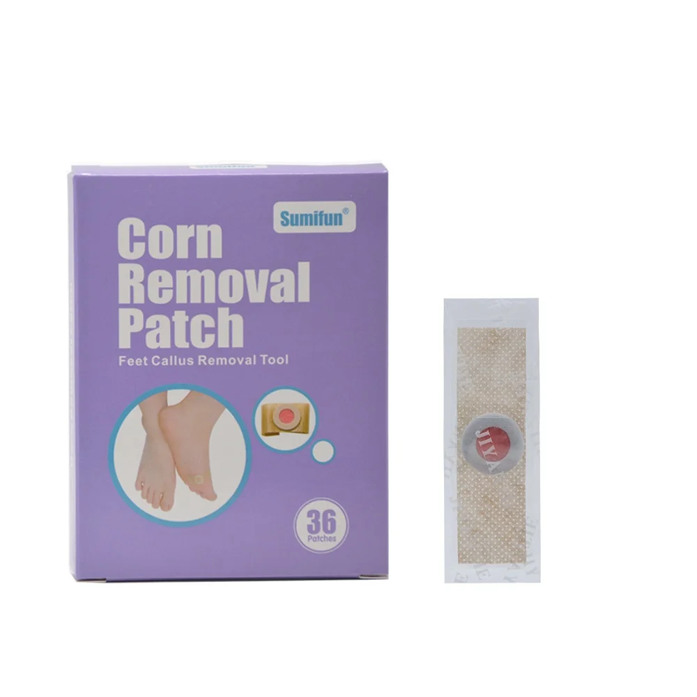 

Sumifun 72Pcs Toe Corn Remover Pads Feet Care Medical Plaster Foot Corn Removal Calluses Thorn Plaster Health Care for Relieve F