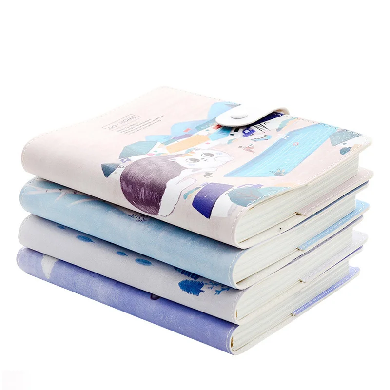 GO дом милый мультфильм блокнот с кошкой кожа Расписание Книга записная книжка