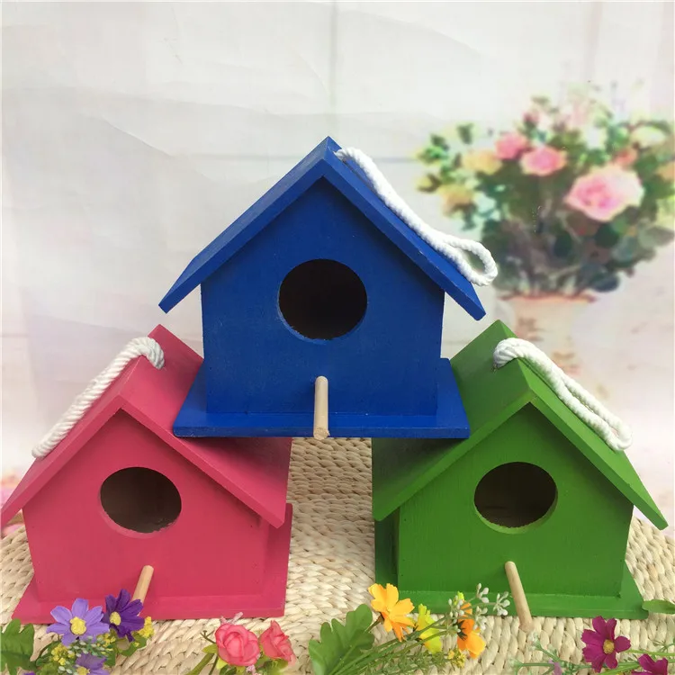 1-Birds коробка для разведения деревянная декоративная Ласточка воробей птица дом деревянный для активного отдыха жемчуг Птичье гнездо специальный чехол