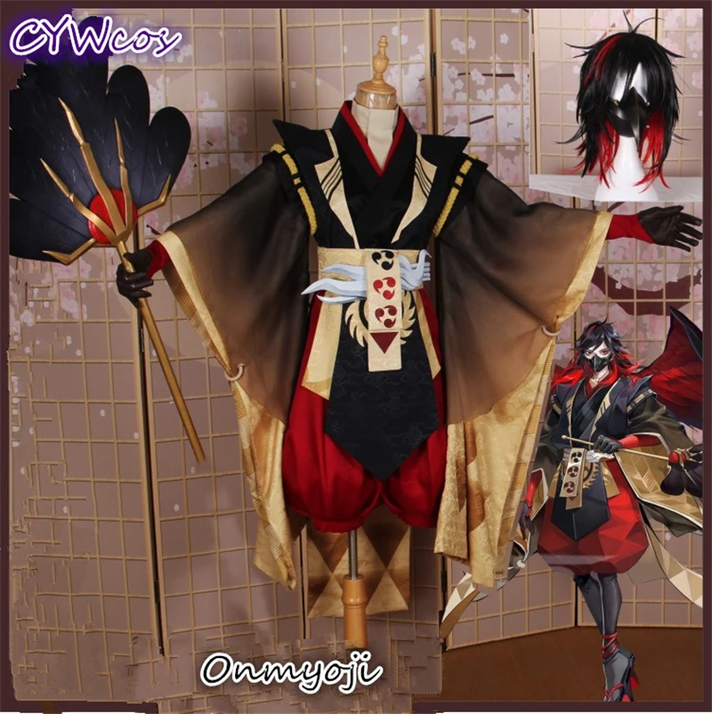 Пользовательские размеры игра Cos Onmyoji Tengou собака Черное Перо Косплей Костюм