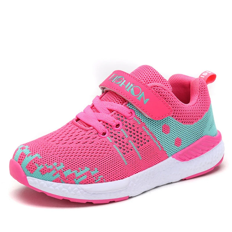 Children Casual Shoes Girls Boy Lace Up Sneakers Kids Lightweight Trainer Teen Comfort Sport Student School Footwear D0035 | Детская