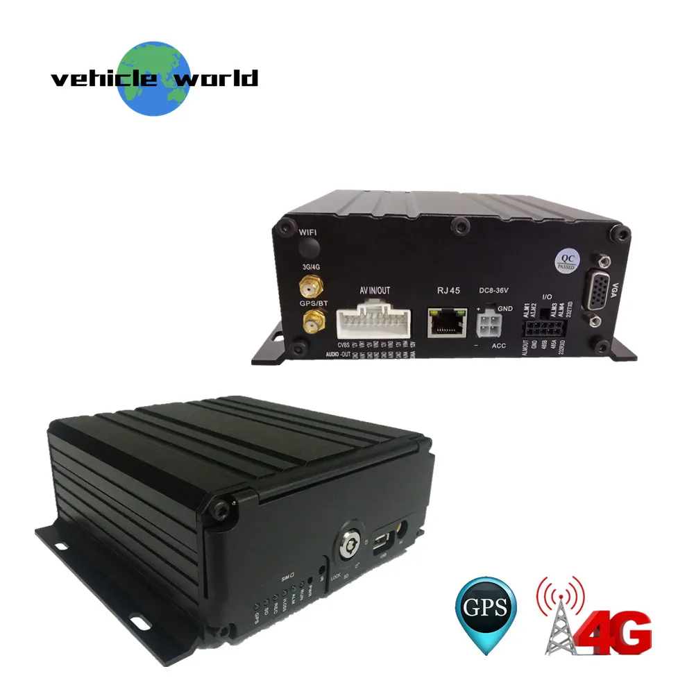 1.0MP AHD 720P 4Ch школьный автобус прицеп грузовик такси автомобиль HDD SD карта Мобильный