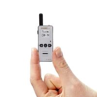 1 piece helida t m2d 2w super mini two way radio frs gmrs uhf 400 520mhz mini talkie walkie