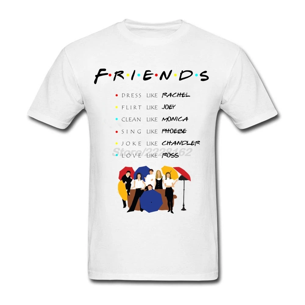 Футболка мужская с надписью Be like Friends TV Show Мужская персонализированная футболка