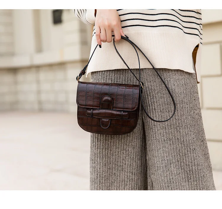 Plug защелка крокодил седло мини Crossbody сумка сумки на плечо талии грудь бум пояс Фанни пакеты для женщин женские