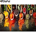 Набор для алмазной вышивки кухонная приправа, 100% квадратныхкруглых страз