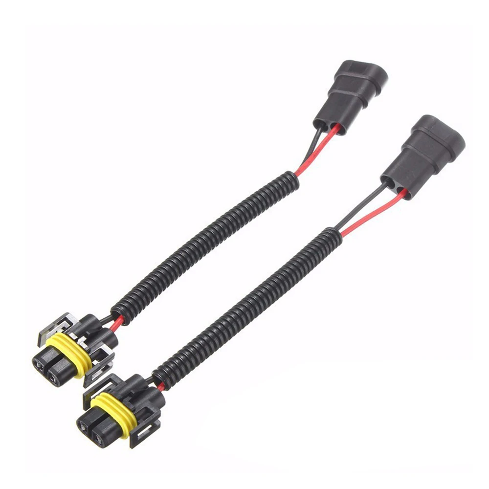 

1pcs Car Motorcycle 9006 to H11/H8 Wire Harness Waterproof DIY Male Female Quick Adapter Connector Terminals Plug Kit