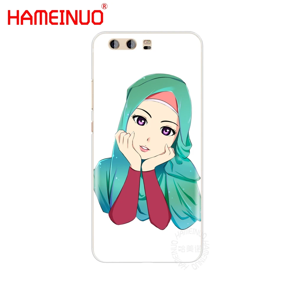 Hijab красивый мусульманский женский чехол для телефона huawei Ascend P7 P8 P9 P10 P20 lite plus pro G9