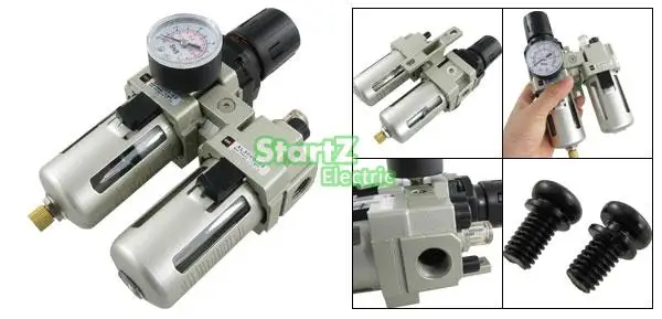 AC4010-04 G1/2 ''smc Стандартный тип воздушного фильтра пневматические компоненты источник газа процессор два масло для соединения-водоотделитель