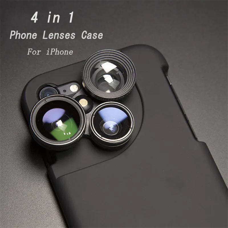 Чехол для мобильного телефона 4 в 1 lensse полное покрытие iPhone X 8 7 plus 6S 6 Plus